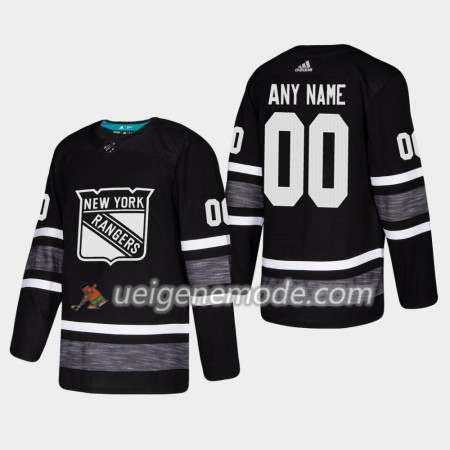 Herren Eishockey New York Rangers Trikot Custom 2019 All-Star Adidas Schwarz Authentic
